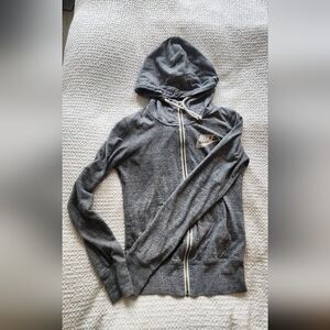 Nike Gray Zip-Up Hoodie